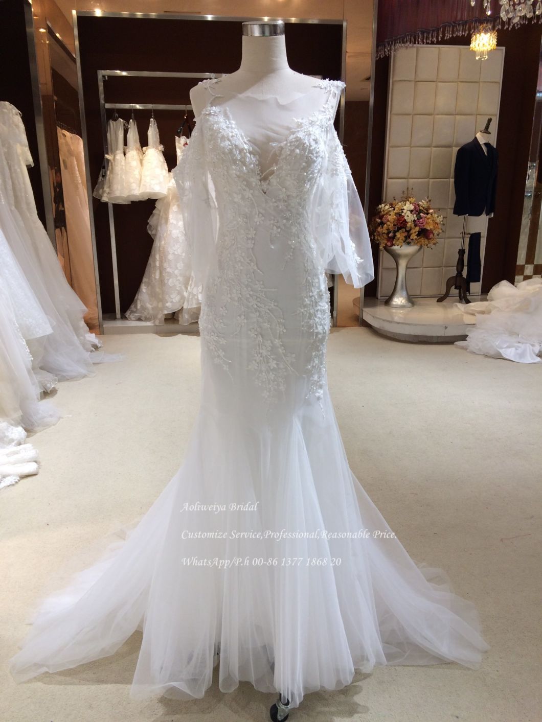 Aoliweiya Bridal 2018 Runway Wedding Dress