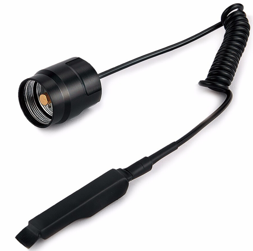 for C8 Q5/R5/T6 LED Torch L0777 P 128 Tactical Remote Pressure Switch Flashlight Rat Tail Switch