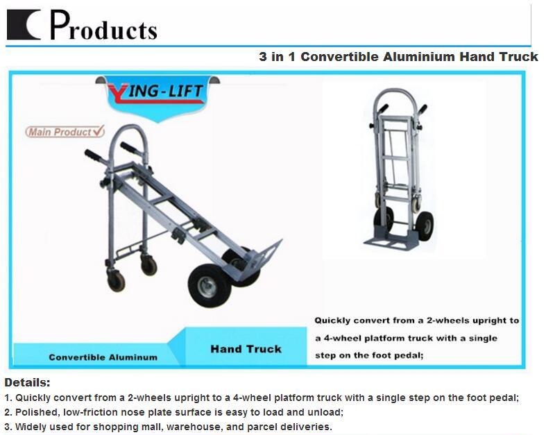 3 in 1 Convertible Aluminium Hand Trolley