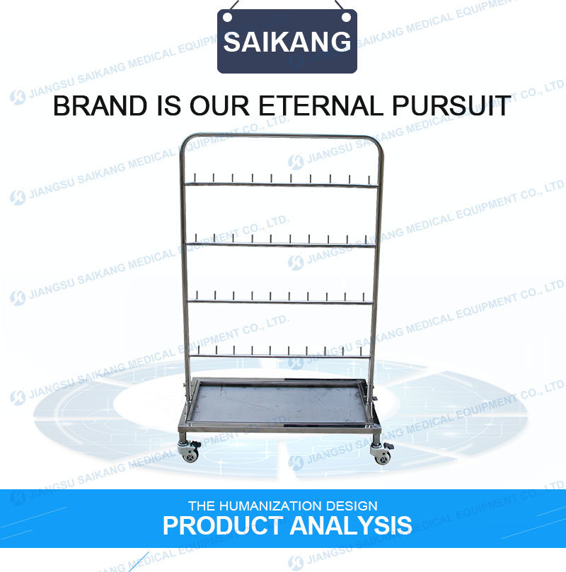 Professional Team Comfortable Stainless Steel Medical Trolley