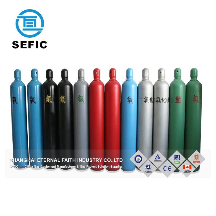 International Standard 5L Argon Nitrogen Oxygen Gas Cylinder