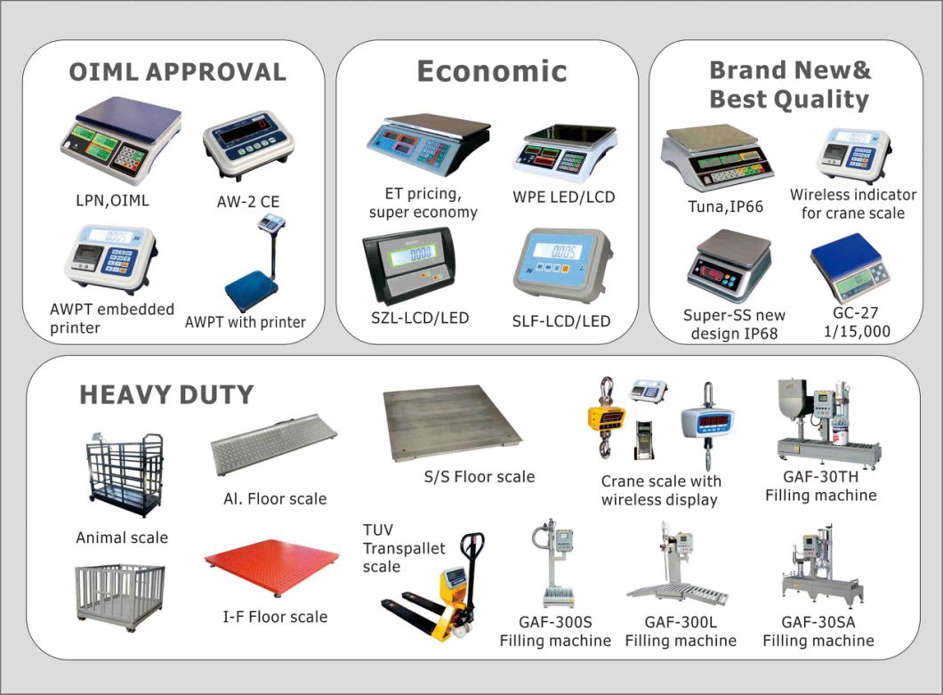 Electronic Weighing Scale Printing Scale with Thermal Printer