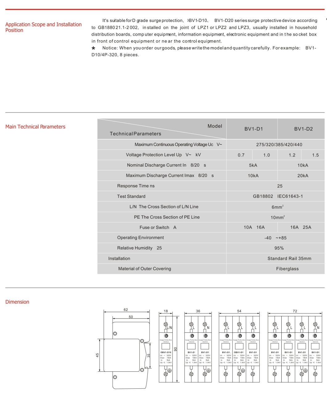 Power Surge Protection Device