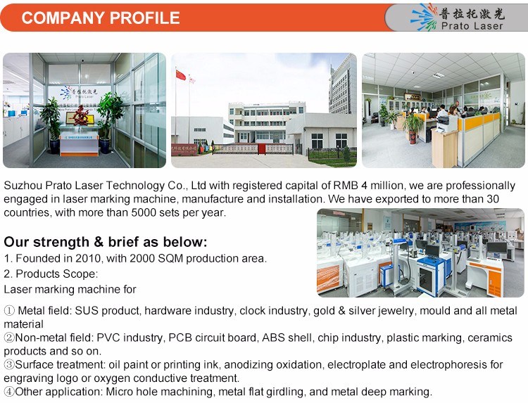 China Good Quality Three Years Warranty Metal Fiber Laser Marking Machine