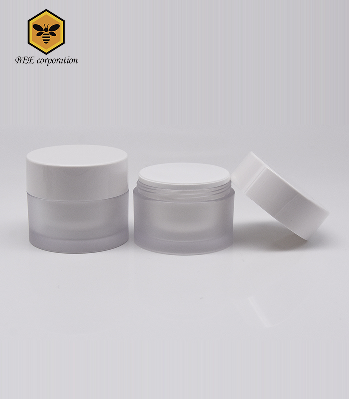 Plastic Bottle Cream Jar for Cosmetic Packaging (POK-30)