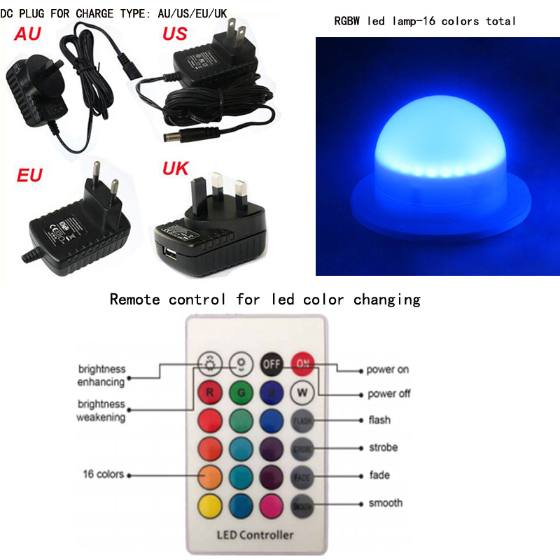 Plastic Reusable Ice Cubes LED Bar Furniture for Sale