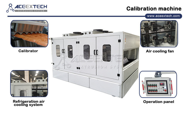 PVC ASA PMMA Composite Glazed Tile Production Line