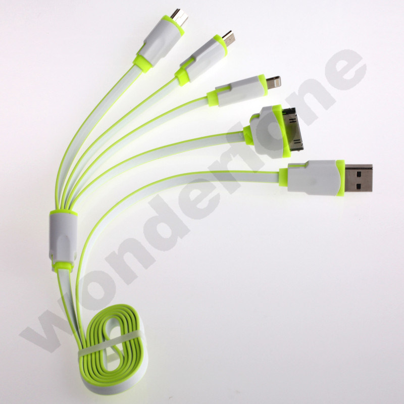 Hot Selling High Speed 4 in 1 USB Data Cable for Phones Tablets