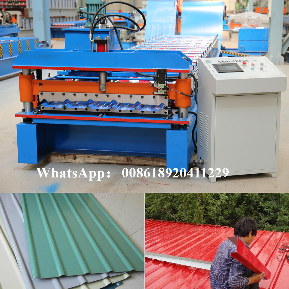 Steel Profile Roof Tile Roll Forming Machine