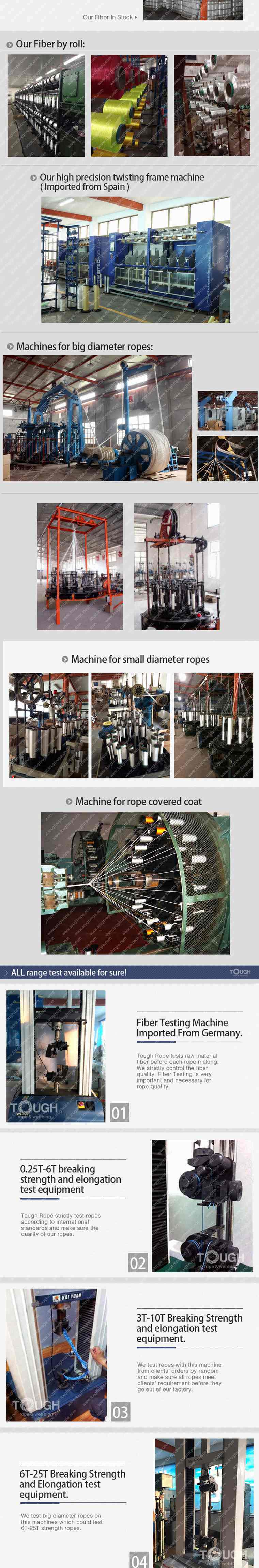 Synthetic Boat Winch Rope Hand Winch Rope