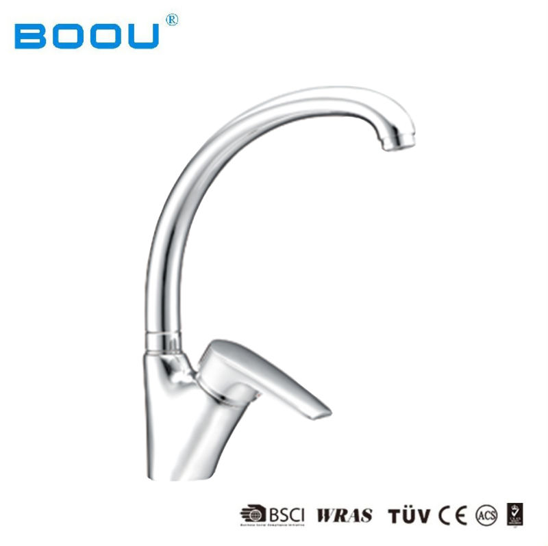 (B8114-11H) Boou Brass/Zinc Kitchen Wash Mixer Deck Mounted Kitchen Water Tap