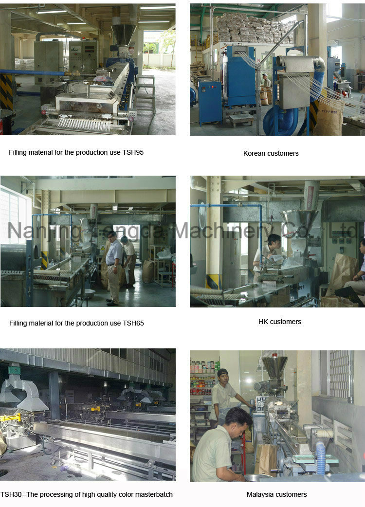 Granulating Lab Twin Screw Extruder with PP/PE/ABS