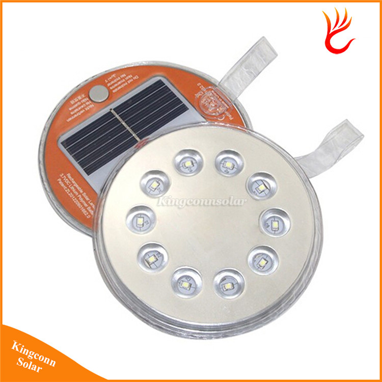 Portable Solar Lantern Light Rechargeable Foldable Inflatable Solar Lamp Camping Lantern