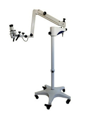 POS-120L Cart Type Mobile Operating Microscope with LED Light Source for Eye Dental, Surgical Microscope