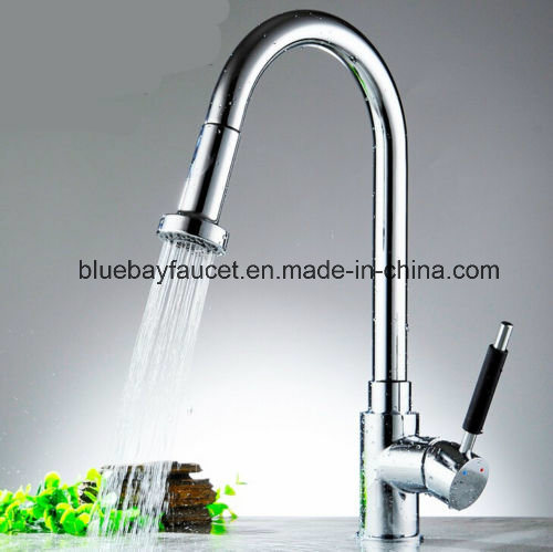 Pull out Chrome Spray Swivel Bar Sink Faucet