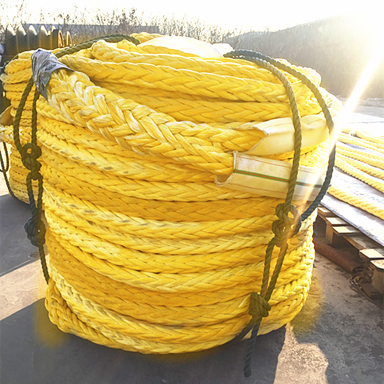 12 Strand UHMWPE Polyester Covered Offshore Rope/Nylon /PP /Polyester Mooring Rope