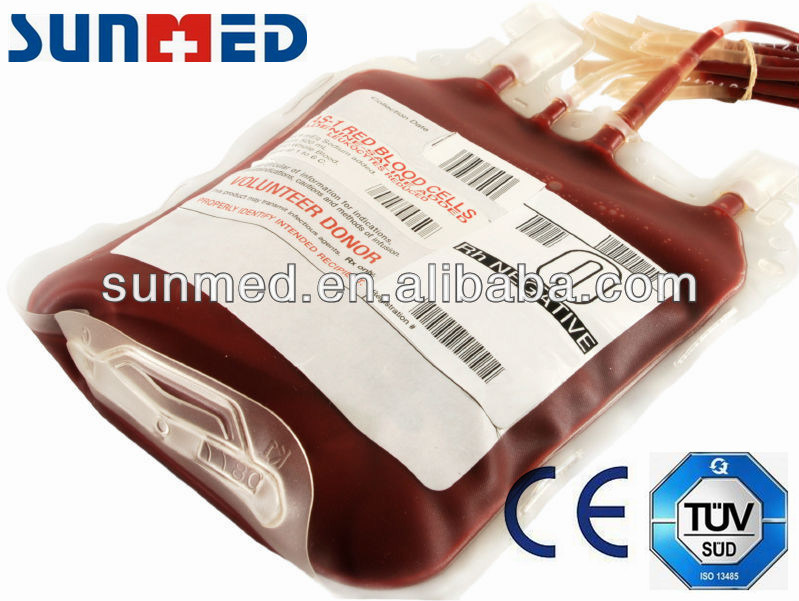 Medical Disposable PVC Blood Bag for Hospital