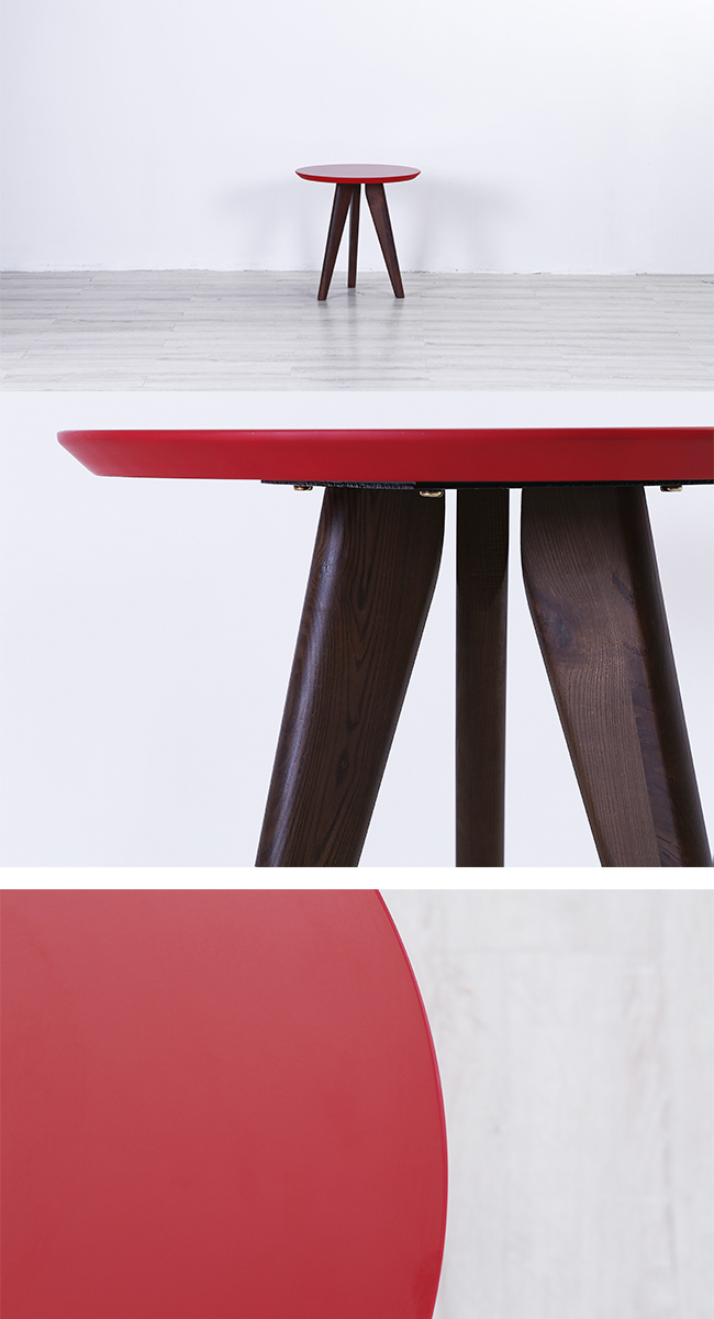 Wood Leg Coffee Side Table