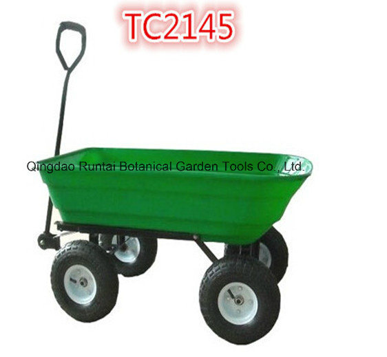 Heavy Duty Four Wheels Garden Wagon Tool Cart