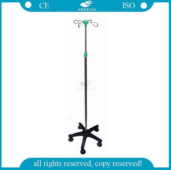 AG-Ivp003 Ce & ISO Approved Hoaptial Stainless Steel IV Pole Stand