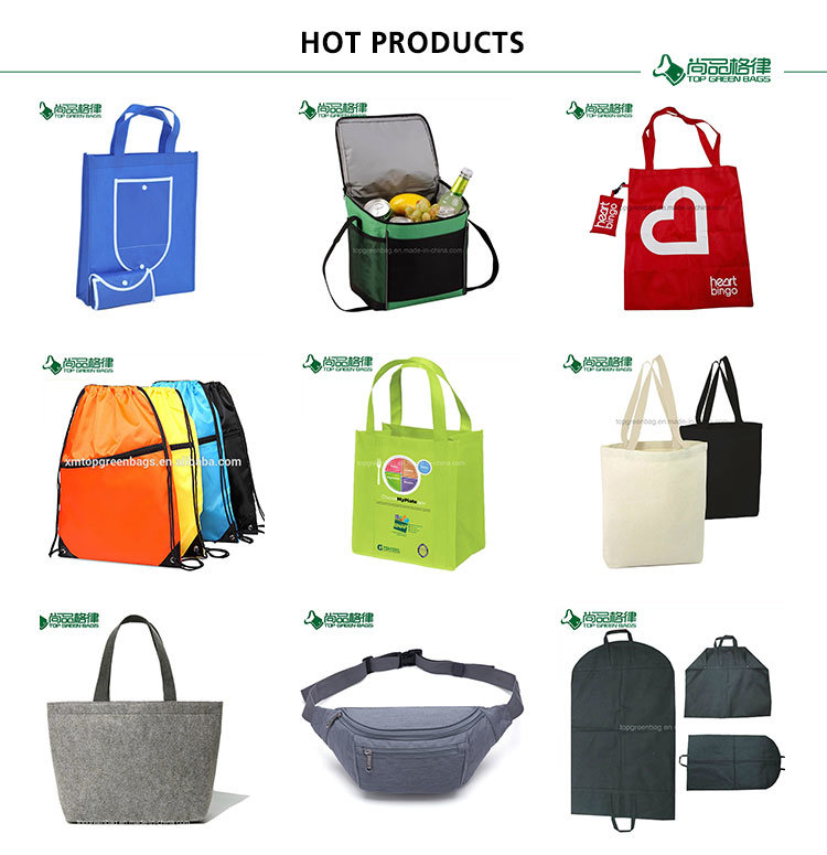 Eco- Friendly PP Non Woven Fabric Messenger Shoudler Sling Bag