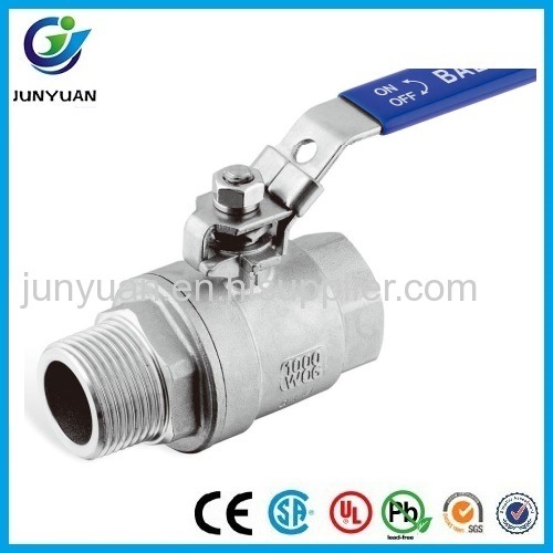2017 M/F Stainless Steel Forged Ball Valve/ Stainless Steel Water Ball Valve with ISO