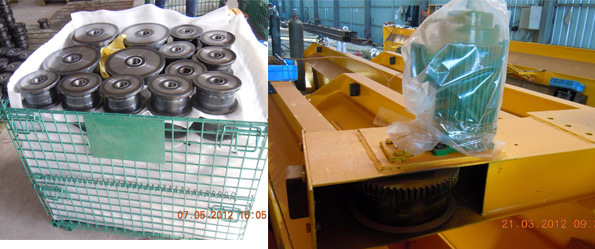 Geared Motor Match Crane Components Wheel