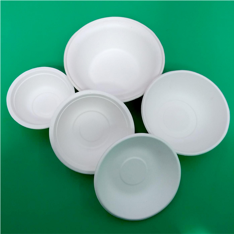 Sanitary Biodegradable Sugarcane Bagasse Paper Tableware