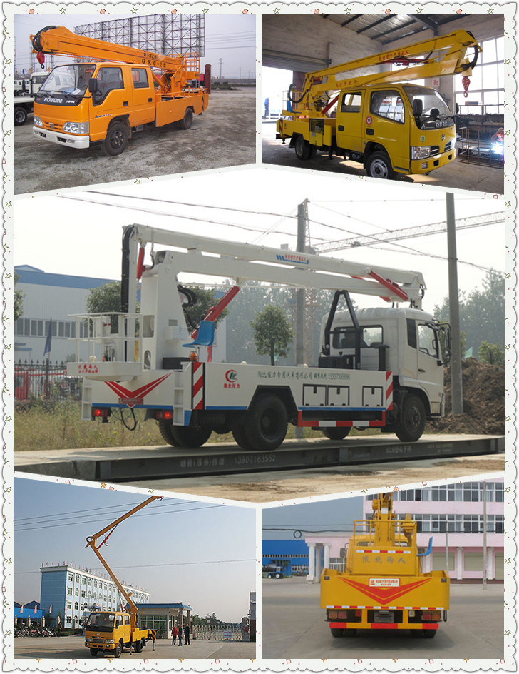 China Dongfeng 4X2 Bucket Crane Aerial Platform Truck