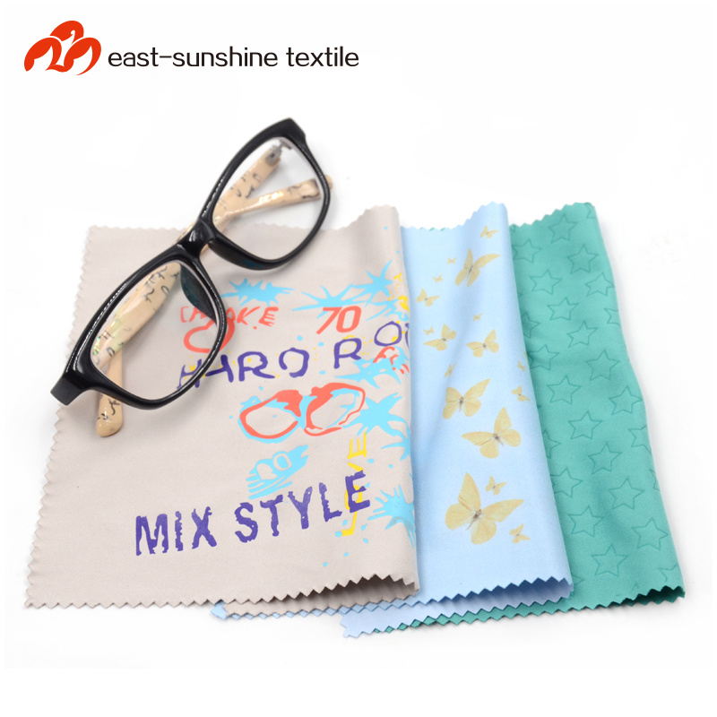 Custom Design Microfiber Glasses Lens Cleaning Nano Silver Cloth