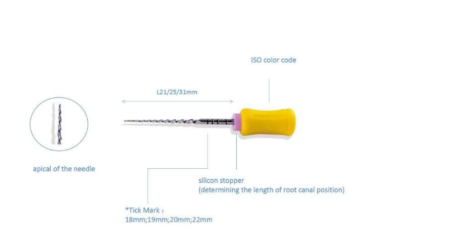 Dental Root Canal File with High Quality (QDMH-1017)