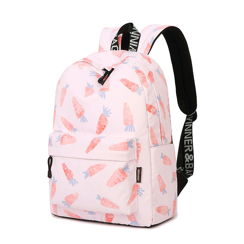 Print Teen Girl Backpack Fashion Bag Leisure School Bag