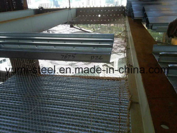 Steel Galvanized Corrugated Metal Joists Closed Floor Sheet Decking