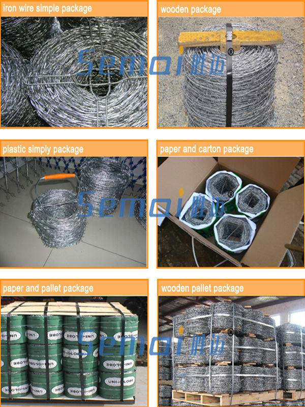 Galvanized Barbed Wire with PVC Coated