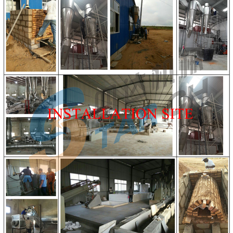 China Automatic Cassava Flour Powder Production Machine Line