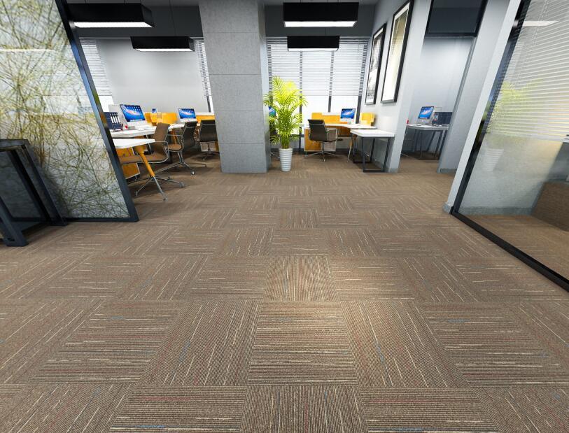 Colorful Fire-Proof Elegance Graphic Nylon Office Carpet Tile for Hotel