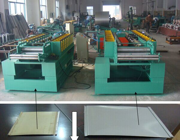 PU Shutter Door Sandwich Panel Machine