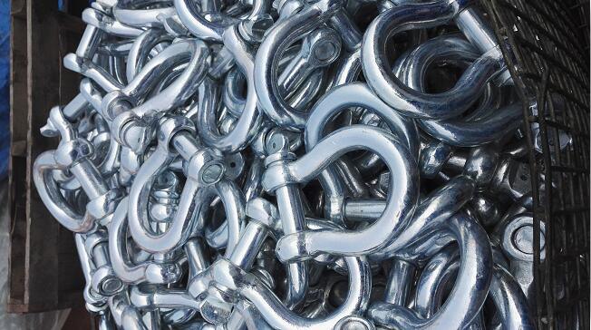 Qingdao Manufacturer Rigging Hardware European Dee Marine Shackle