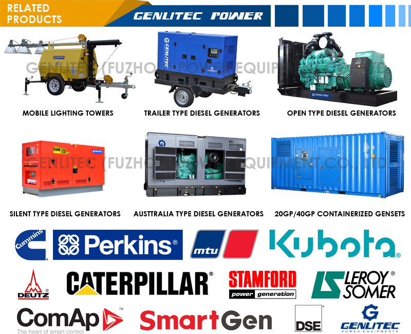 Super Silent 10kVA 15kVA 20kVA 25kVA 30kVA Yangdong Power Portable Diesel Generator