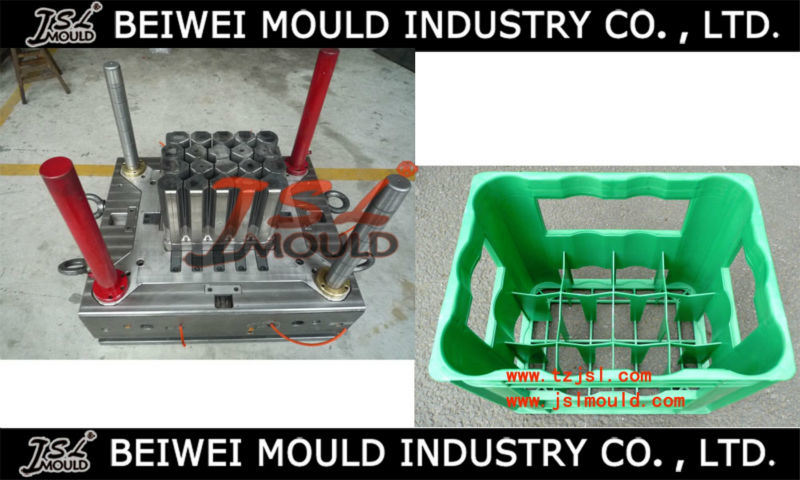 Customized Injection Plastic Soft Drinks Bottle Crate Mould