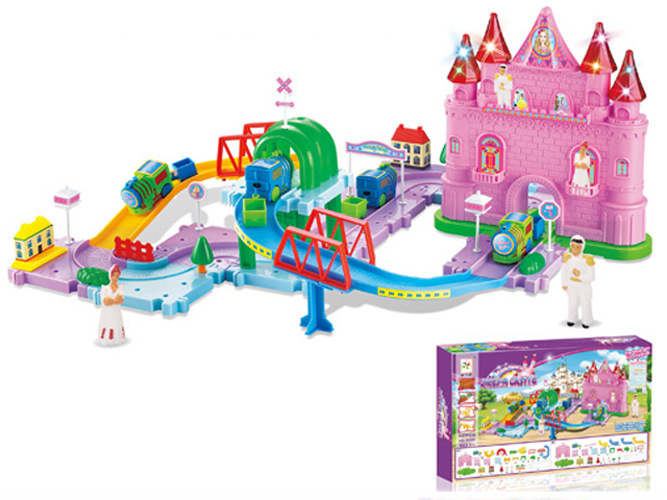 Kids Electric Toy Dream Castle B/O Railway Train (H5697087)