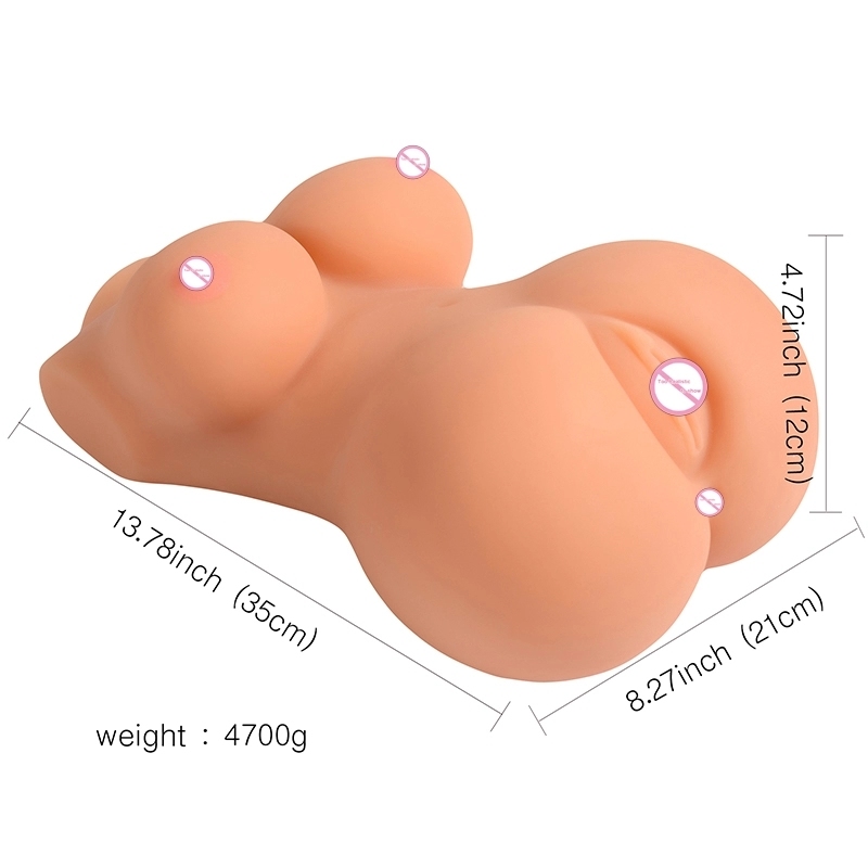 Half Body Vagina Mini Silicone Sex Dolls for Men