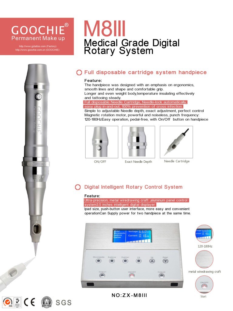 Digital Intelligent Rotary Control Permanent Makeup System Machine