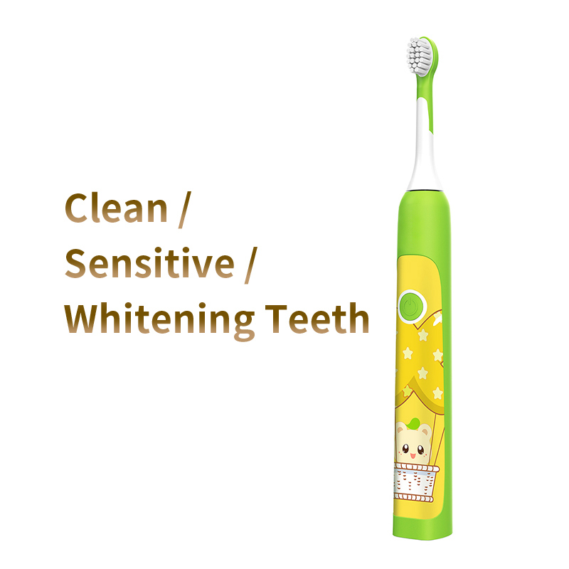 Electric Sonic Toothbrush Kid Teeth Whitening with DuPont Soft Bristle