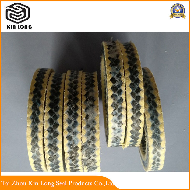 Aramid Fiber Packing Ring; Aramid with PTFE Gland Packing Aramid Rope Spun Kevlar Packing Ring