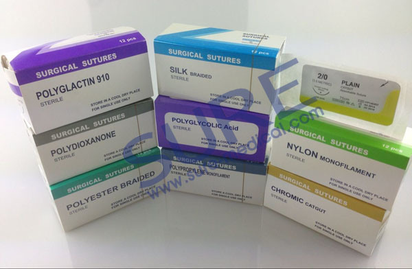 Good Quality Surgical Sutures with Needle CE Approval