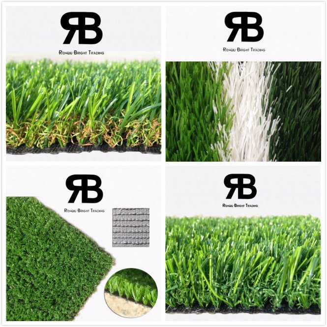 Natural PP PE Decorative Synthetic Artificial Fake Filed Lawn Grass Turf for Sand Hill /Seaside /Roadway/Wall/Floor Landscaping
