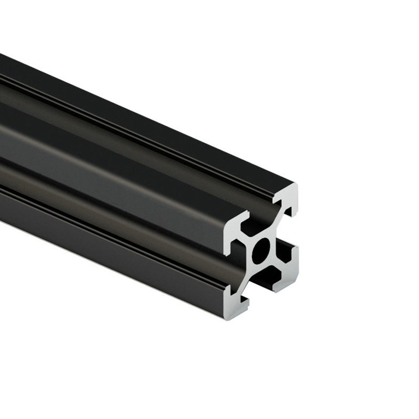 Supply Black 2020 2040 2060 2080 V Slot Aluminum Extrusion Profile