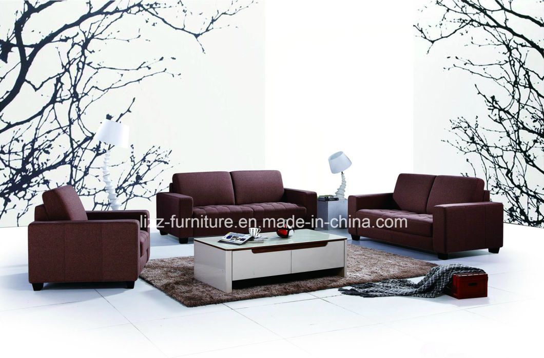 Popular Malta Fabric Sectional Sofa with Wooden Frame