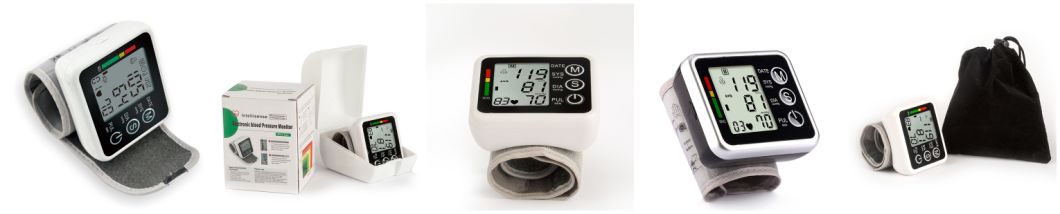 Professional Medical Wrist Digital Blood Pressure Monitor for Home Care